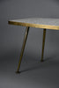 Berthold Müller mid century glass mosaic and brass coffee table Germany 1950s–1960s - Furniture