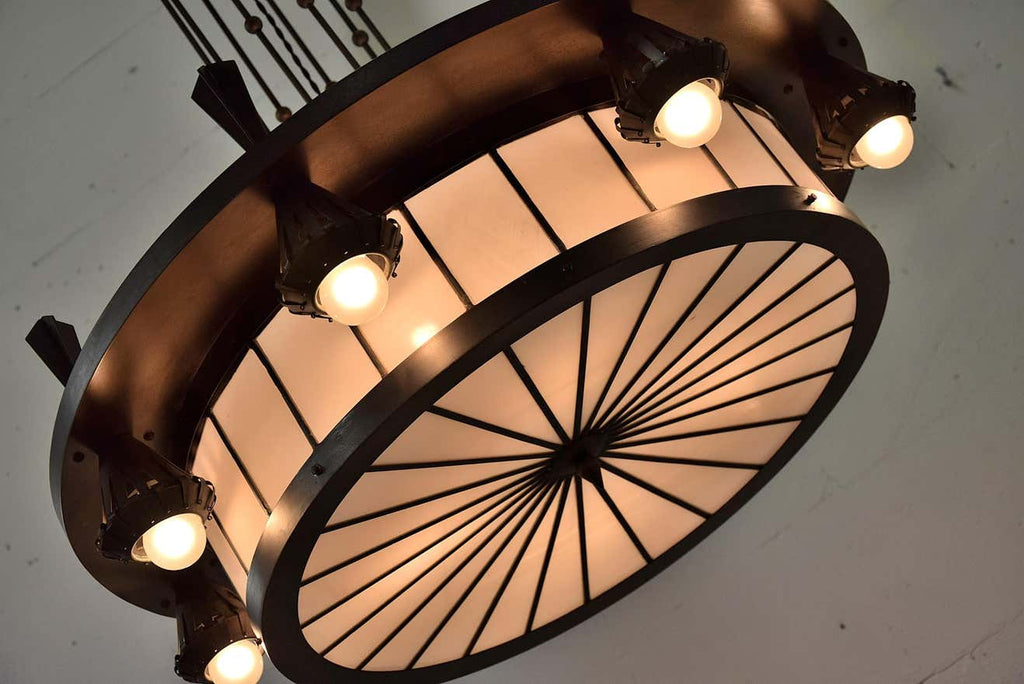 Big Art Deco Chandelier - Lighting