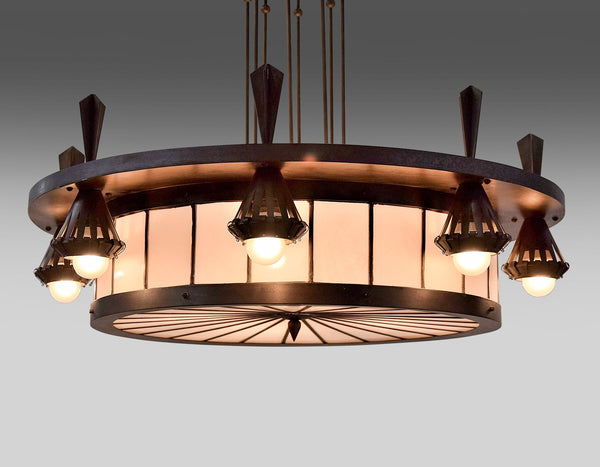 Big Art Deco Chandelier - Lighting
