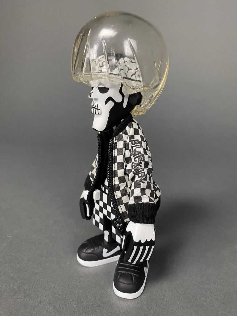 Black body white bone 2006 Designer Toy by Michael lau - Art Toys