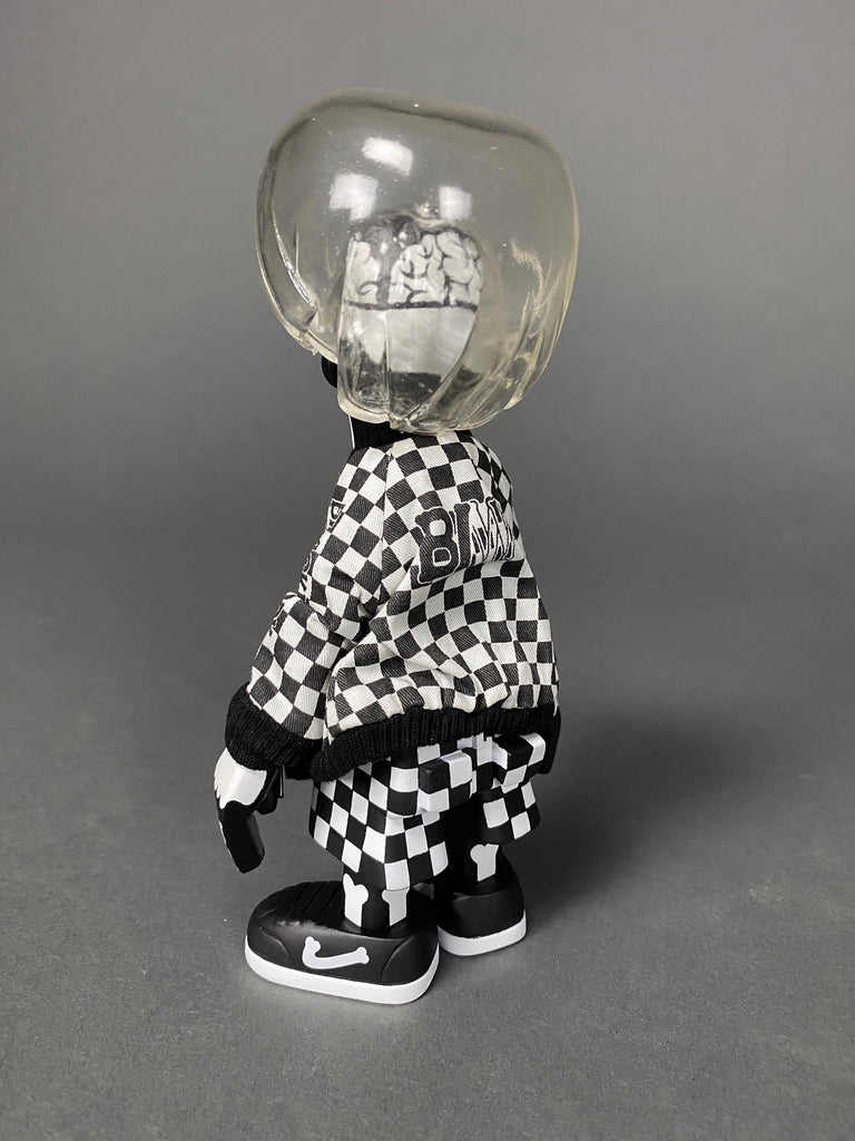 Black body white bone 2006 Designer Toy by Michael lau - Art Toys