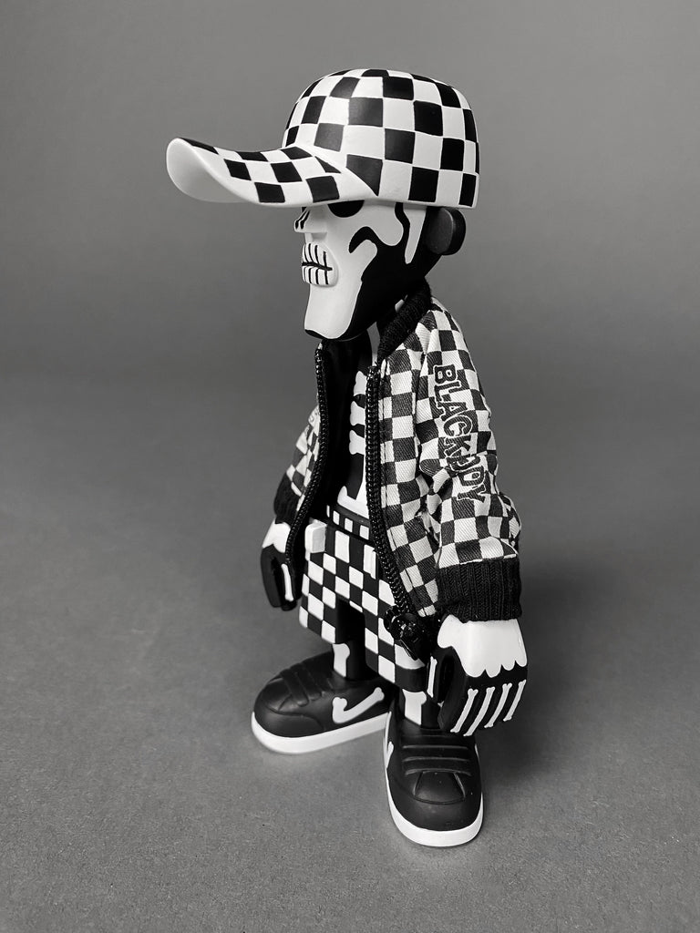 Black body white bone 2006 Designer Toy by Michael lau - Art Toys