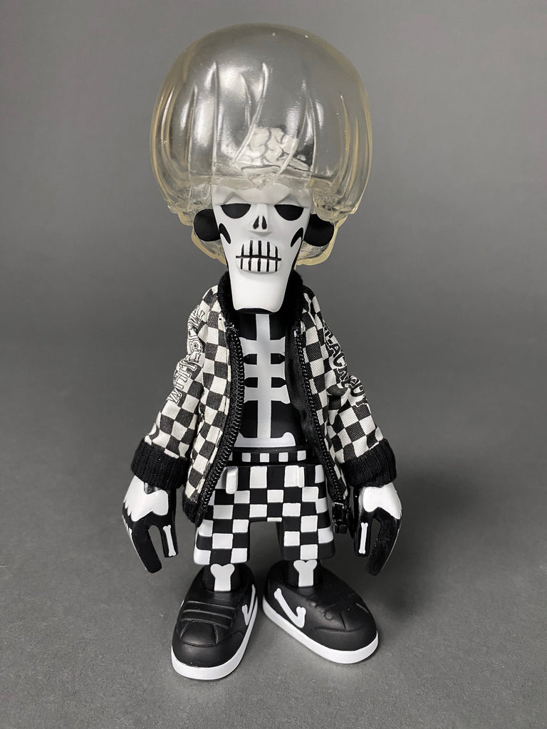 Black body white bone 2006 Designer Toy by Michael lau - Art Toys
