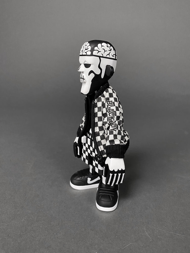 Black body white bone 2006 Designer Toy by Michael lau - Art Toys