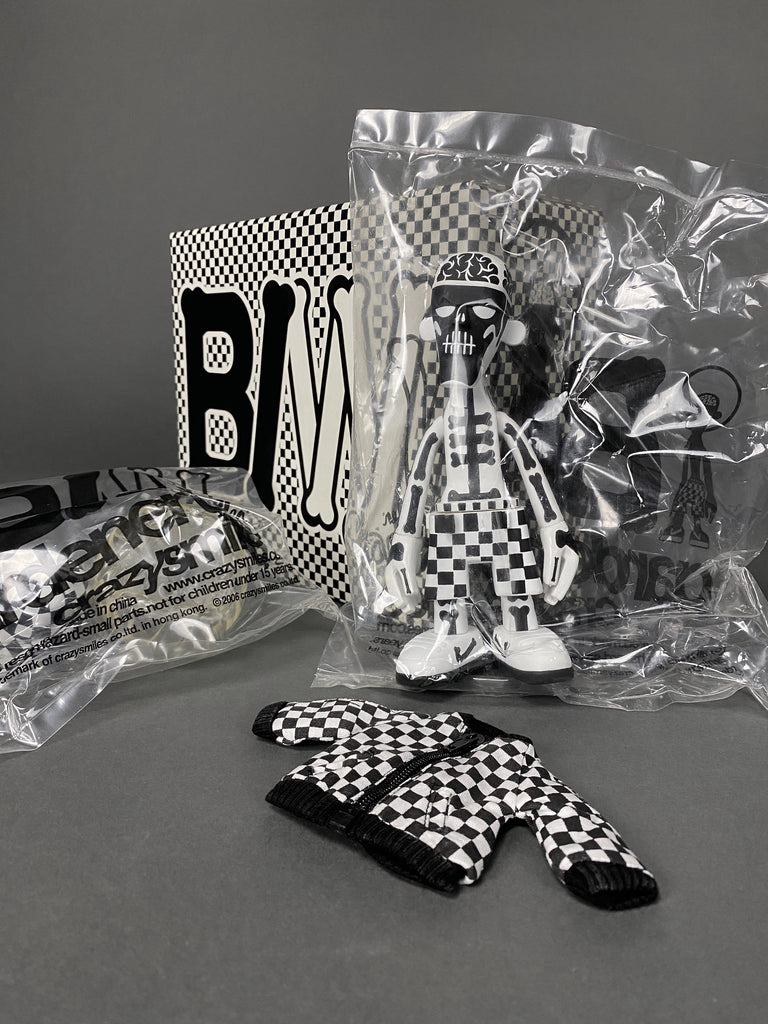 Black body white bone 2006 Designer Toy by Michael lau - Art Toys