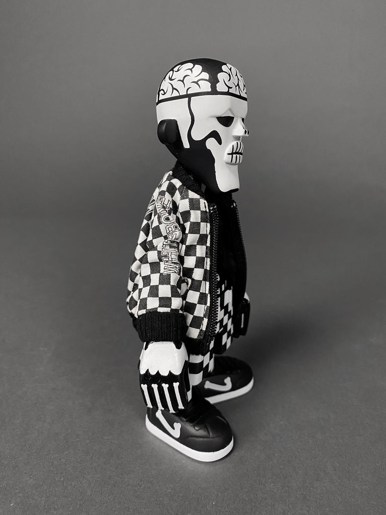 Black body white bone 2006 Designer Toy by Michael lau - Art Toys