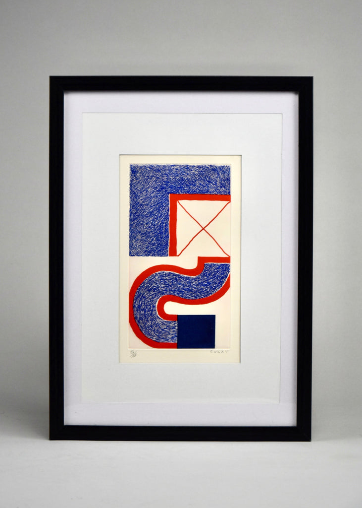 ’Bleu’ copperplate etching by Kumi Sugaï - Art