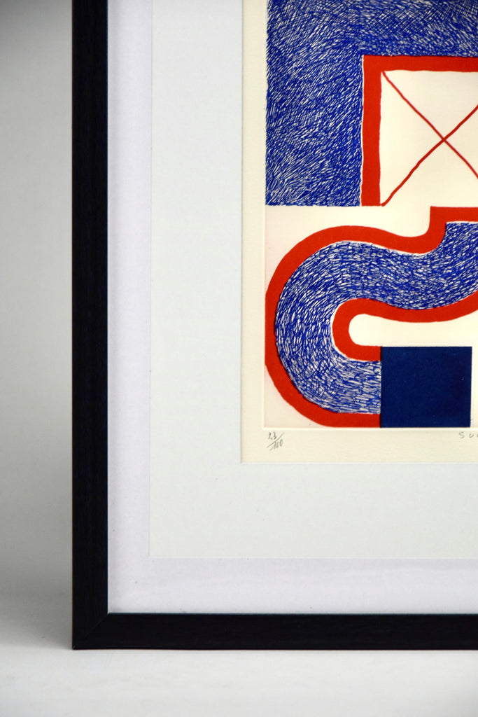 ’Bleu’ copperplate etching by Kumi Sugaï - Art