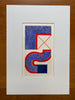 ’Bleu’ copperplate etching by Kumi Sugaï - Art