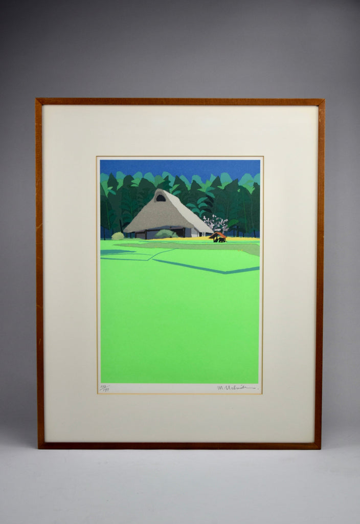 Blooming Fields lithograph by Masayasu Uchida - Art