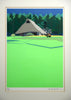 Blooming Fields lithograph by Masayasu Uchida - Art