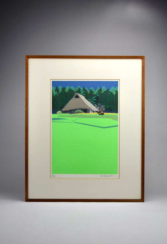 Blooming Fields lithograph by Masayasu Uchida - Art
