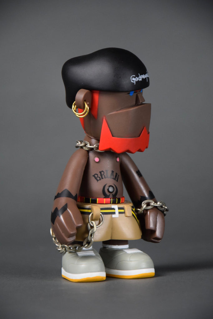 Brain 2001 Vinyl Art by michael lau produced by Bandai Japan - Art Toys