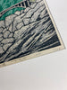 Bridge in the Valley, Limited Edition Japanese Woodblock Print by Fujita Fumio 1985 - Art