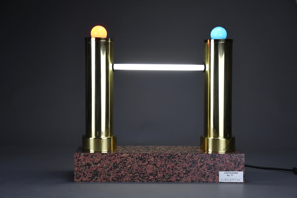 Capodanno table lamp designed by Ettore Sottsass for studio Alchimia 1979 No.71 - Lighting