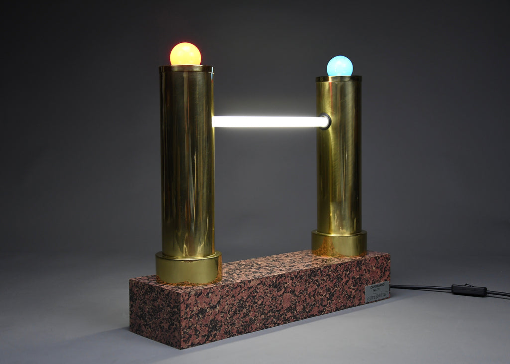 Capodanno table lamp designed by Ettore Sottsass for studio Alchimia 1979 No.71 - Lighting