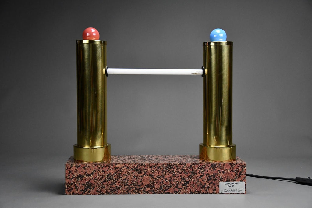 Capodanno table lamp designed by Ettore Sottsass for studio Alchimia 1979 No.71 - Lighting
