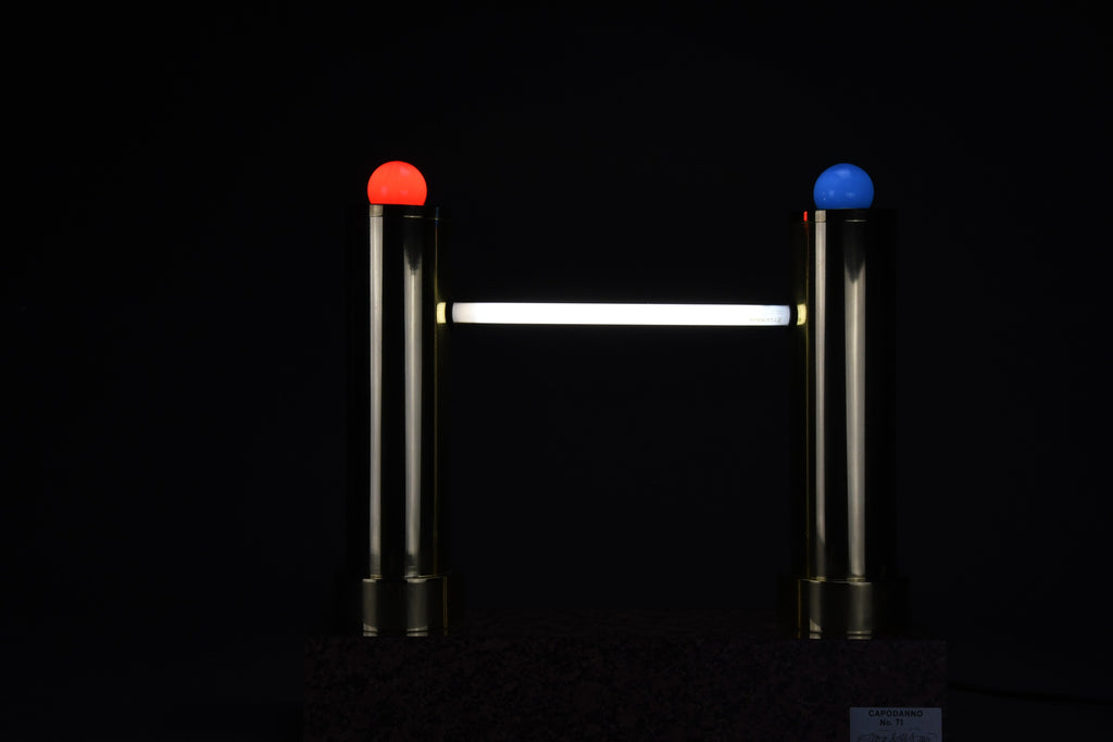 Capodanno table lamp designed by Ettore Sottsass for studio Alchimia 1979 No.71 - Lighting