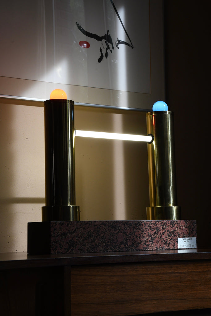 Capodanno table lamp designed by Ettore Sottsass for studio Alchimia 1979 No.71 - Lighting