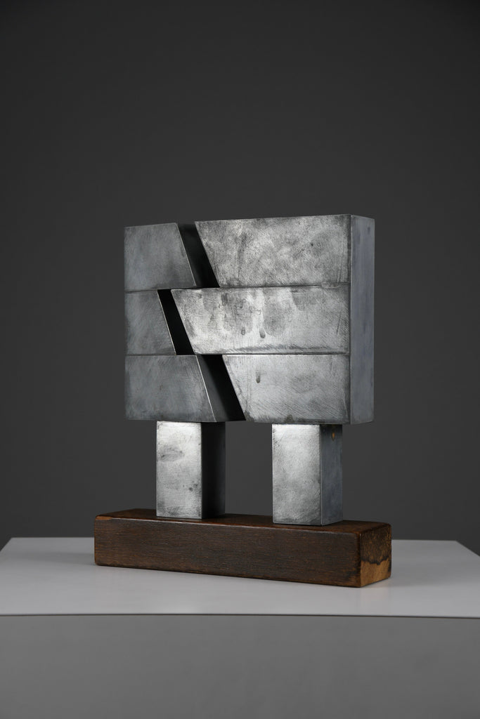 Chris Verbeek Broken I zinc and wood the Netherlands 1977 - Art