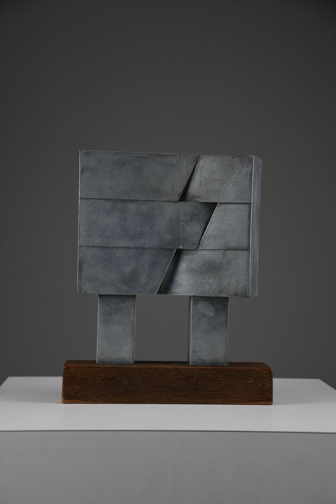 Chris Verbeek Broken I zinc and wood the Netherlands 1977 - Art