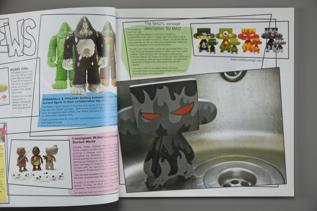 Clutter Magazine First 6 Issues 2004 in Mint Condition - Art Toys