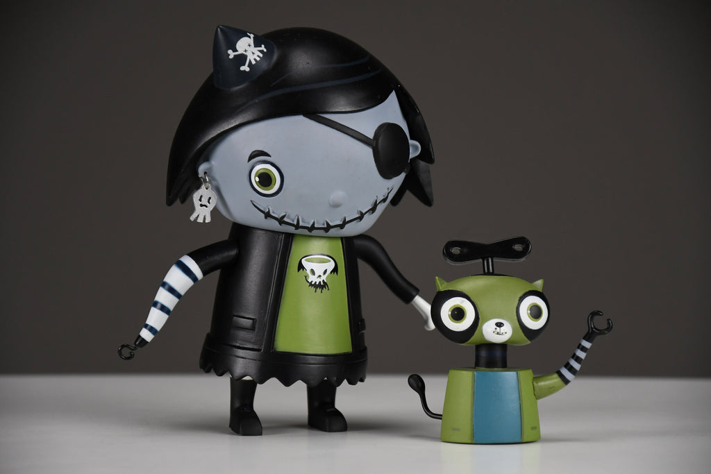 Complete 2004 first series Scarygirl Art toy by Nathan Jurevicius - Art Toys