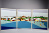 Copenhagen triptych serigraph by Franco Costa - Art