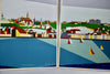 Copenhagen triptych serigraph by Franco Costa - Art