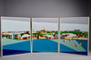 Copenhagen triptych serigraph by Franco Costa - Art