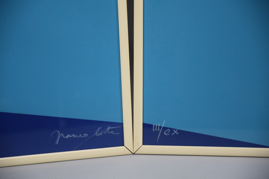 Copenhagen triptych serigraph by Franco Costa - Art