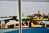 Copenhagen triptych serigraph by Franco Costa - Art