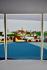 Copenhagen triptych serigraph by Franco Costa - Art