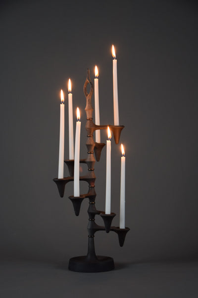 Danish wrought iron adjustable candleholder by Jens Quistgaard for Dansk - Collectibles