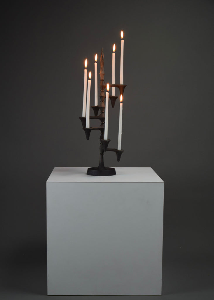 Danish wrought iron adjustable candleholder by Jens Quistgaard for Dansk - Collectibles