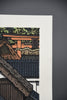 Deep Green (深緑), Katsuyuki Nishijima Sōsaku-hanga woodblock print Japan c. 1990s - Art