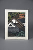 Deep Green (深緑), Katsuyuki Nishijima Sōsaku-hanga woodblock print Japan c. 1990s - Art