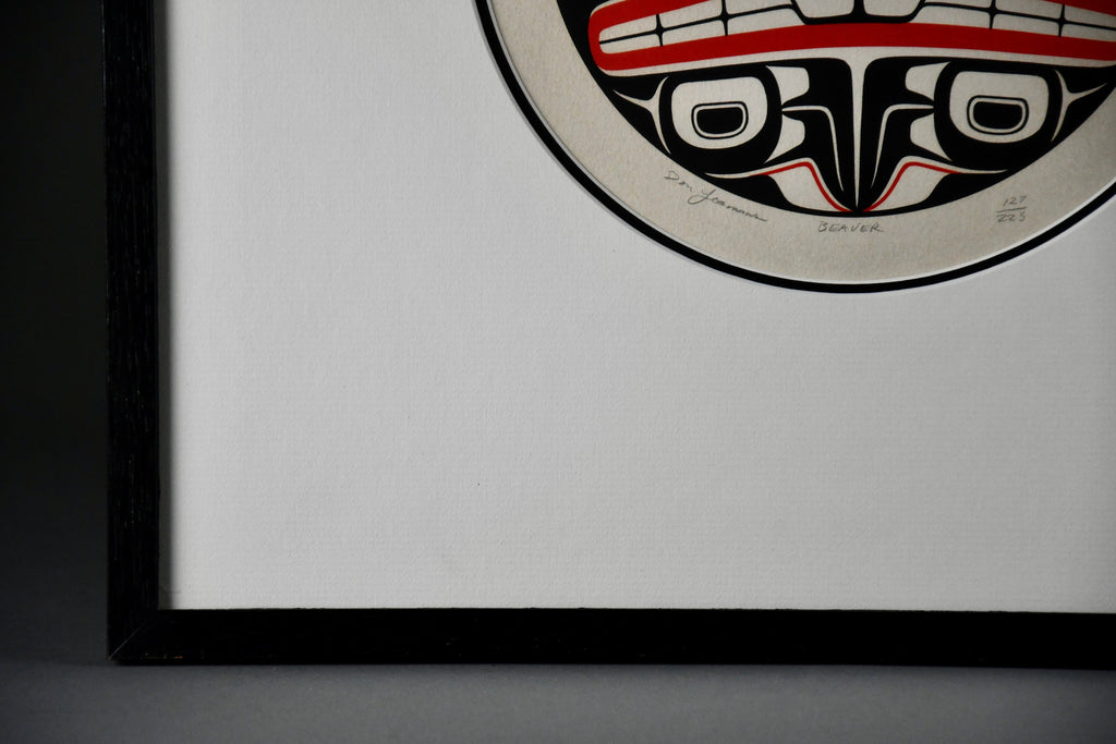 Don Yeomans Beaver 1980 haida serigraph - Art