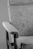Elegant grey mid century modern lounge chair - Furniture
