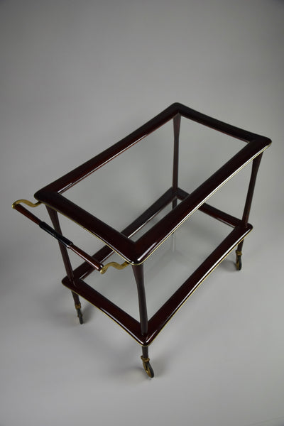 Elegant mid-century serving trolley by Ico Parisi. - Furniture