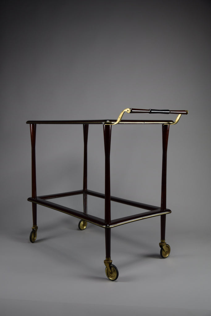 Elegant mid-century serving trolley by Ico Parisi. - Furniture