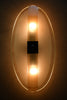 Elegant pair of 1960s Italian Murano glass wall sconces by Antonio Lupi - Lighting