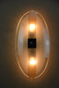 Elegant pair of 1960s Italian Murano glass wall sconces by Antonio Lupi - Lighting