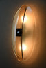 Elegant pair of 1960s Italian Murano glass wall sconces by Antonio Lupi - Lighting