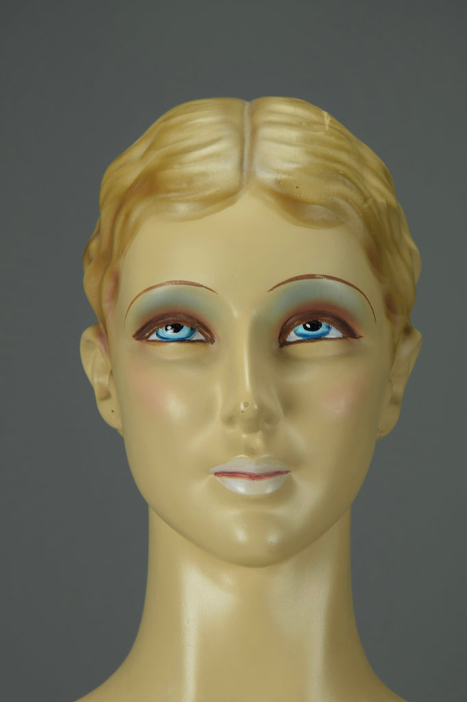 Elegant Spanish art deco jewelry display mannequin 1930 - Decor Sculpture