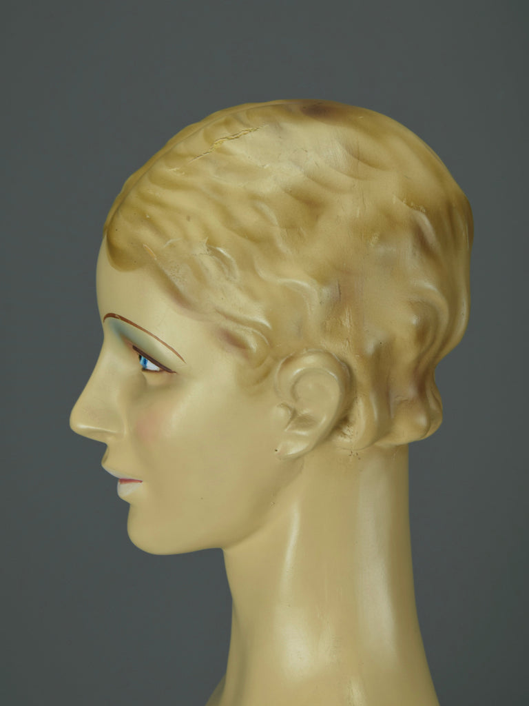Elegant Spanish art deco jewelry display mannequin 1930 - Decor Sculpture
