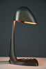Erpé Model 52 Art Deco “Aviator” desk lamp with integrated pen tray & ashtray base, Belgium 1930s - Lighting