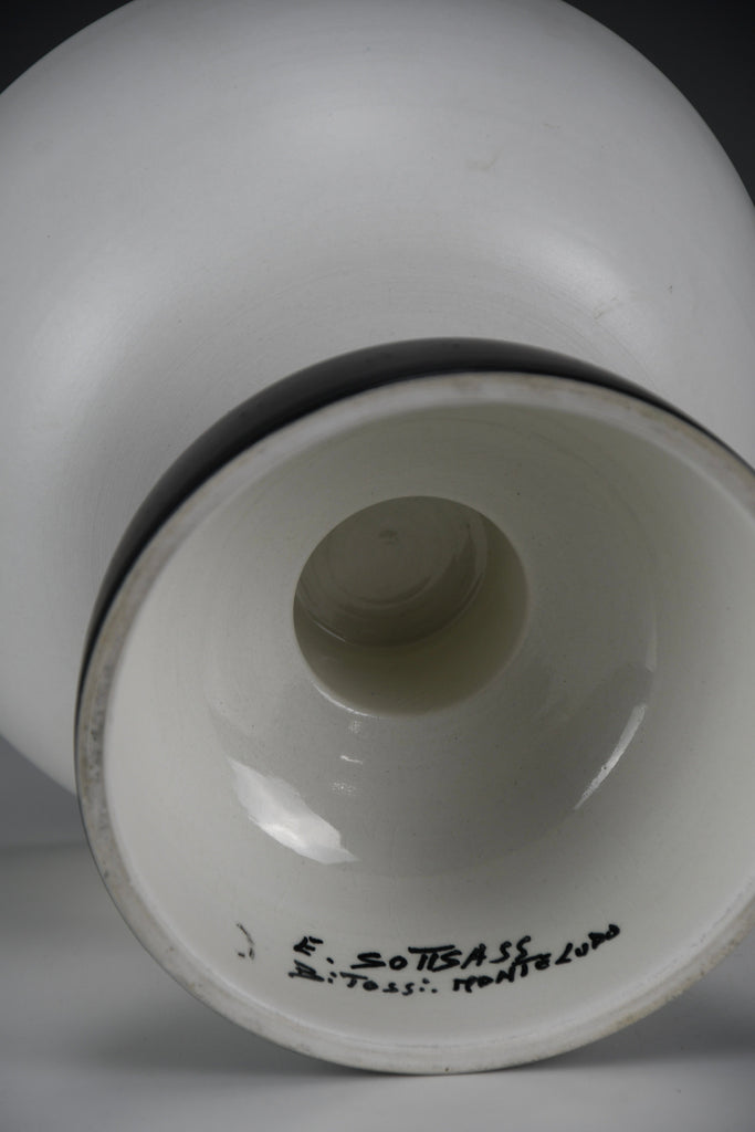 Ettore Sottsass for Bitossi Hollywood collection ceramic bowl Italy 1980s - Decor