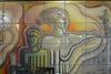 Exceptional mid-century ceramic tile mural by Joseph Roelants for Céramiques d’Hemixem (Gilliot & Cie) 1948, Monumental