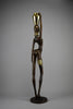 Exquisite brass and copper mid century modern African female sculpture - Art